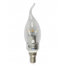 6 Pack LED 3W E14 Candelabra Base Natural Daylight White 4000K Candle Light flame tip led chandelier light bulb